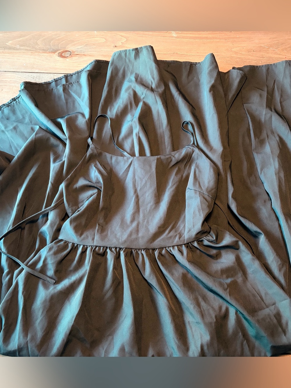 SHEIN Black Sundress with Thin Straps